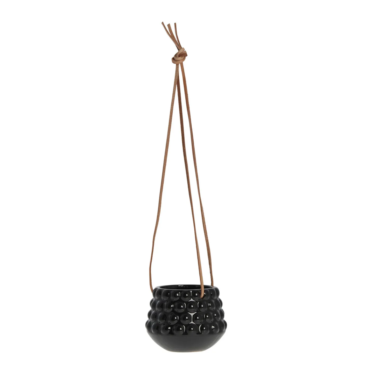 Lene Bjerre - Dotsie hængepotte Ø12cm sort