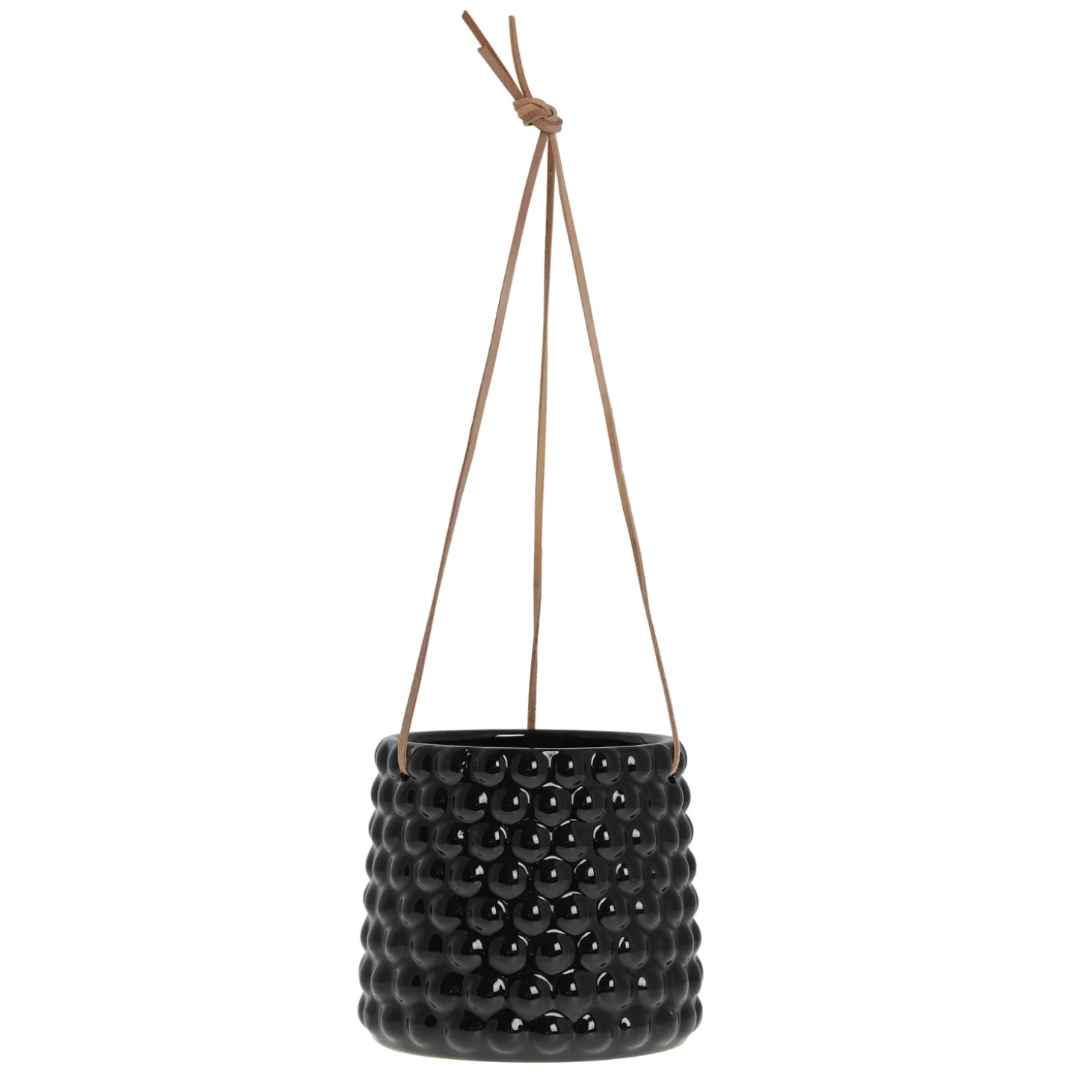 Lene Bjerre - Dotsie hængepotte Ø18cm sort