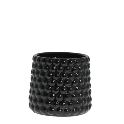 Lene Bjerre - Dotsie urtepotteskjuler Ø18cm sort