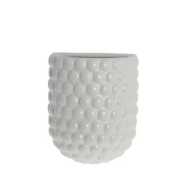 Lene Bjerre - Dotsie væghængt vægpotte H20 cm. hvid