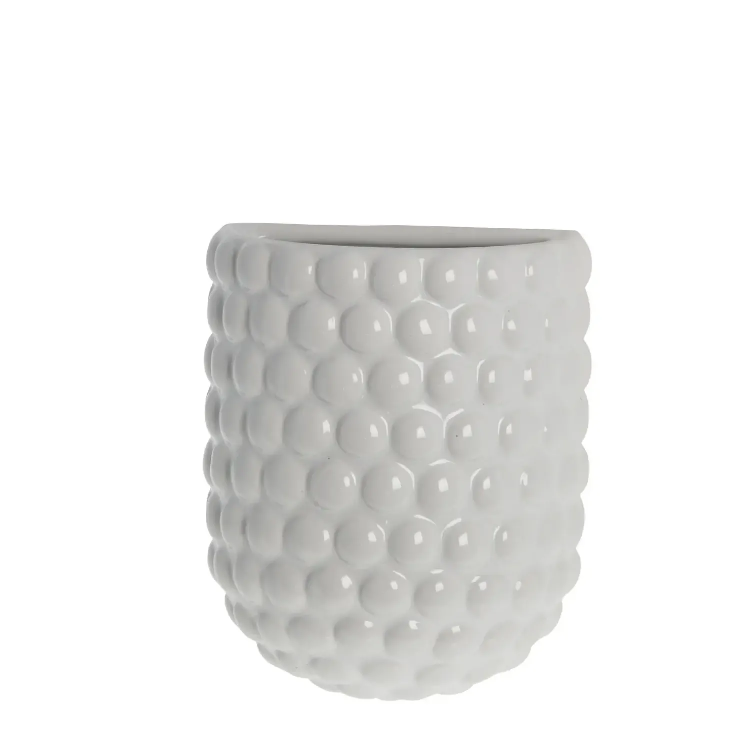 Lene Bjerre - Dotsie væghængt vægpotte H20 cm. hvid