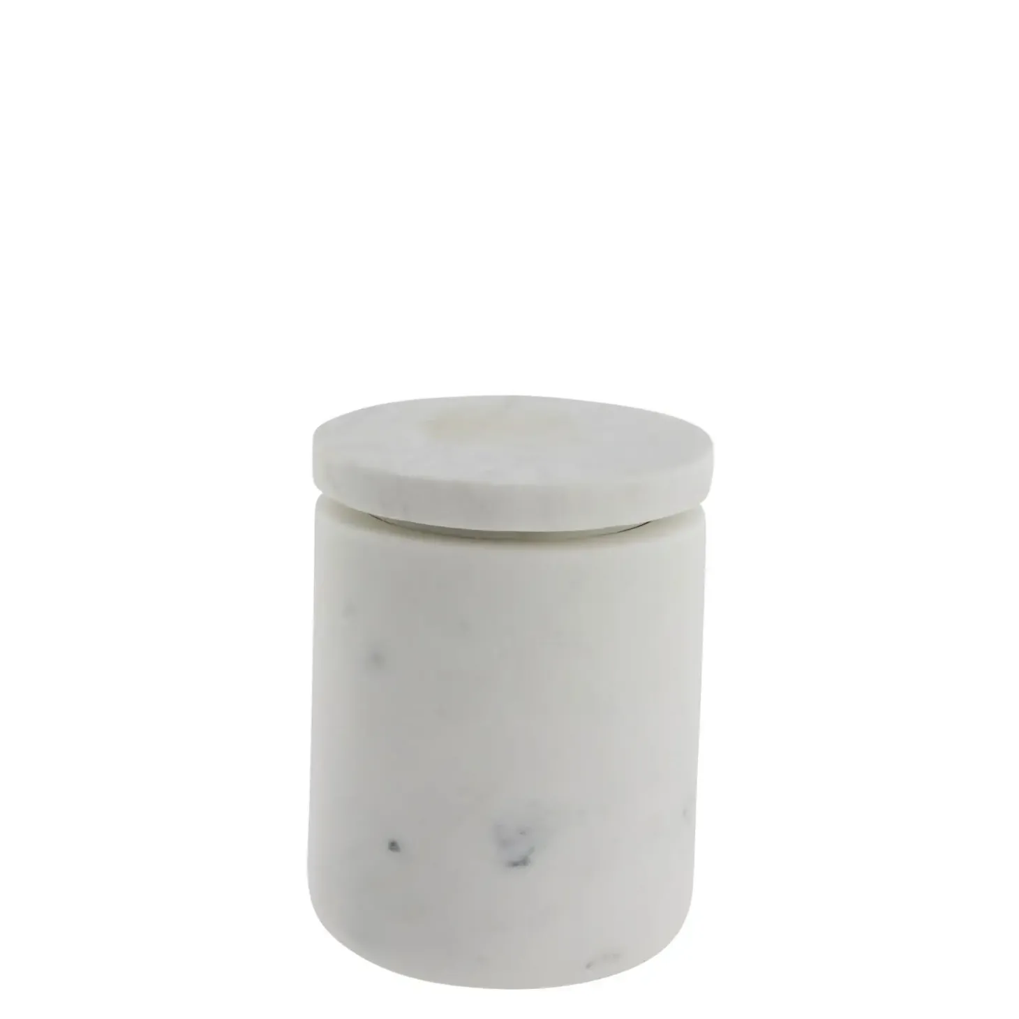 Lene Bjerre - Ellia krukke 9x9 cm. hvid marmor