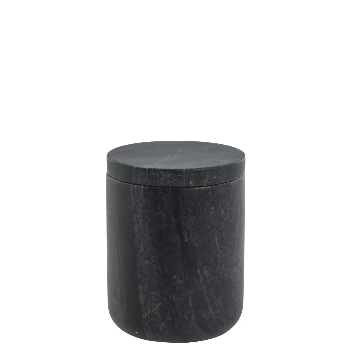 Lene Bjerre - Ellia krukke 9x9 cm. sort marmor