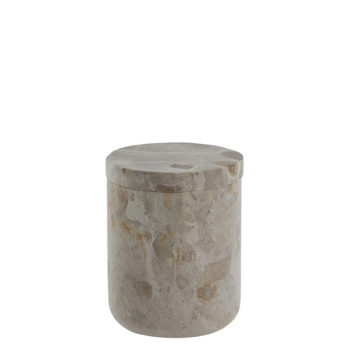 Lene Bjerre - Ellia krukke 9x9 cm. sand marmor