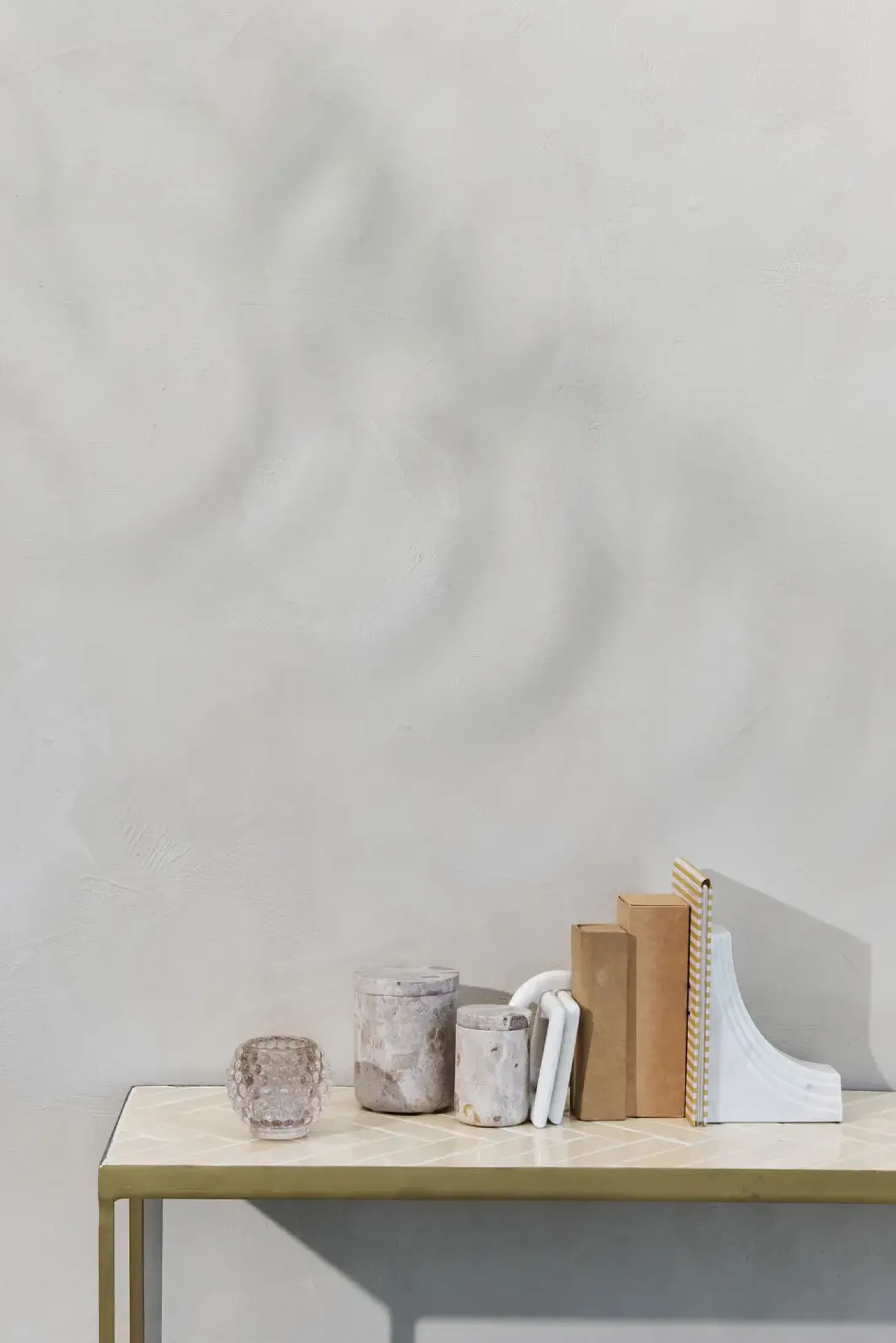 Lene Bjerre - Ellia krukke 9x9 cm. sand marmor