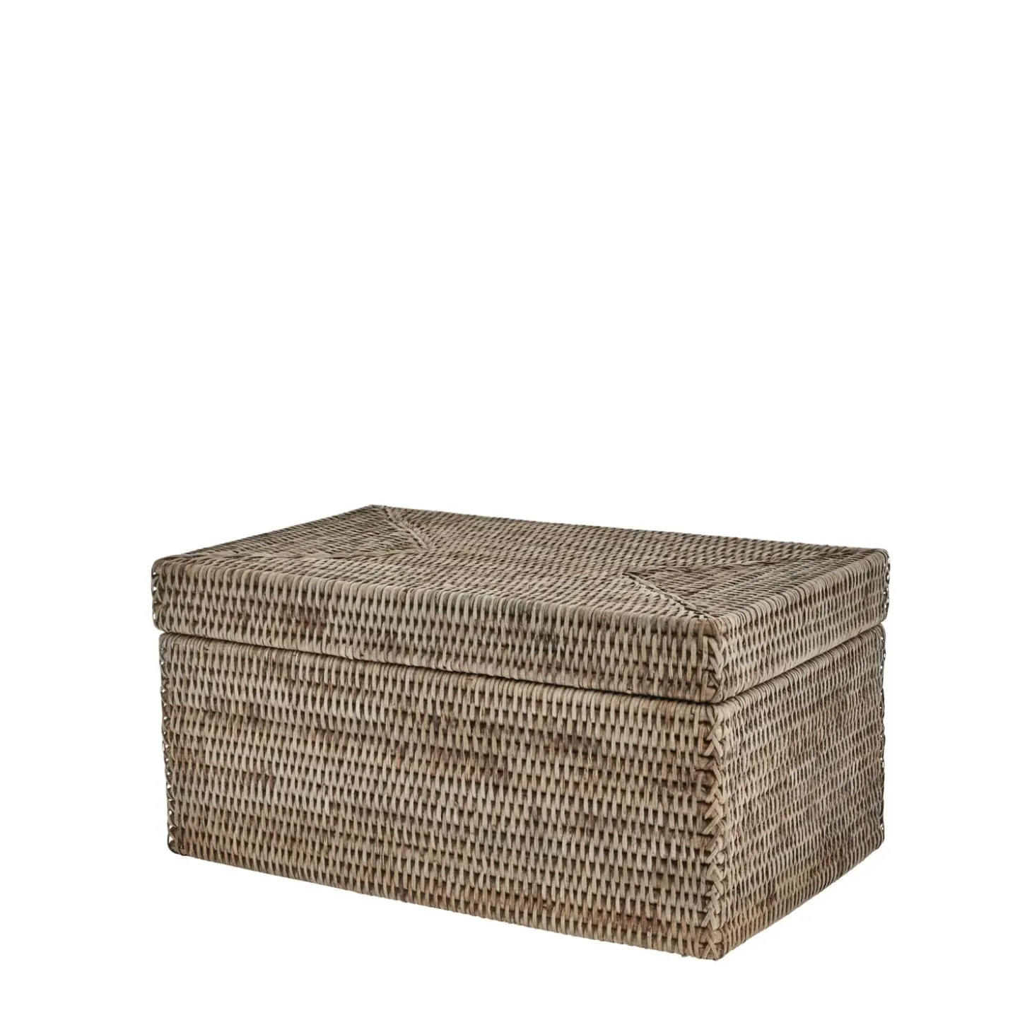 Lene Bjerre - Norah æske m. låg 40x25 cm. Natur
