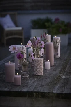 Lene Bjerre - Rustic bloklys støvet aubergine mellem