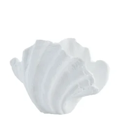 Lene Bjerre - Shella dekorationsvase H23 cm. hvid