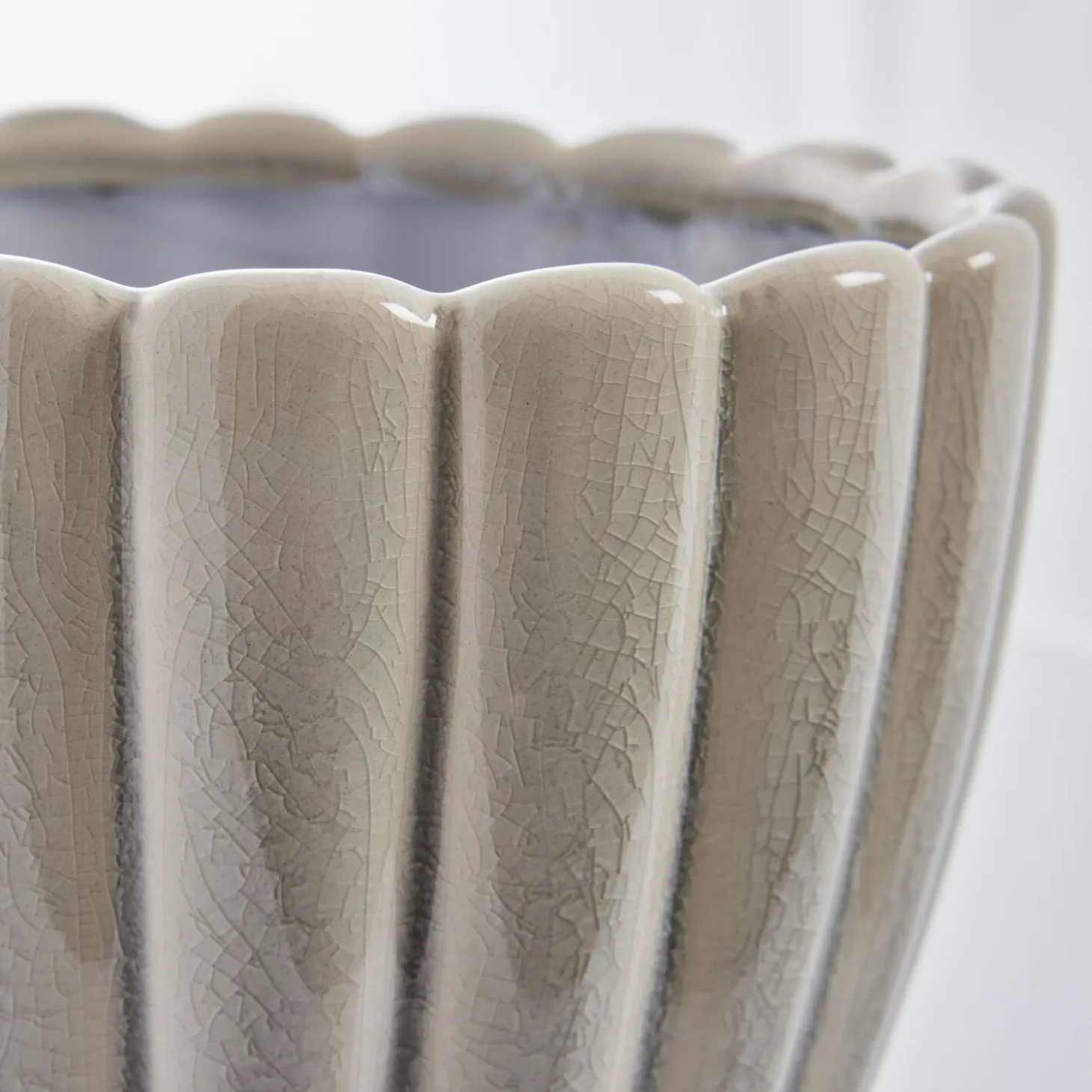 Lene Bjerre - Shenella urtepotteskjuler H20 cm. sand