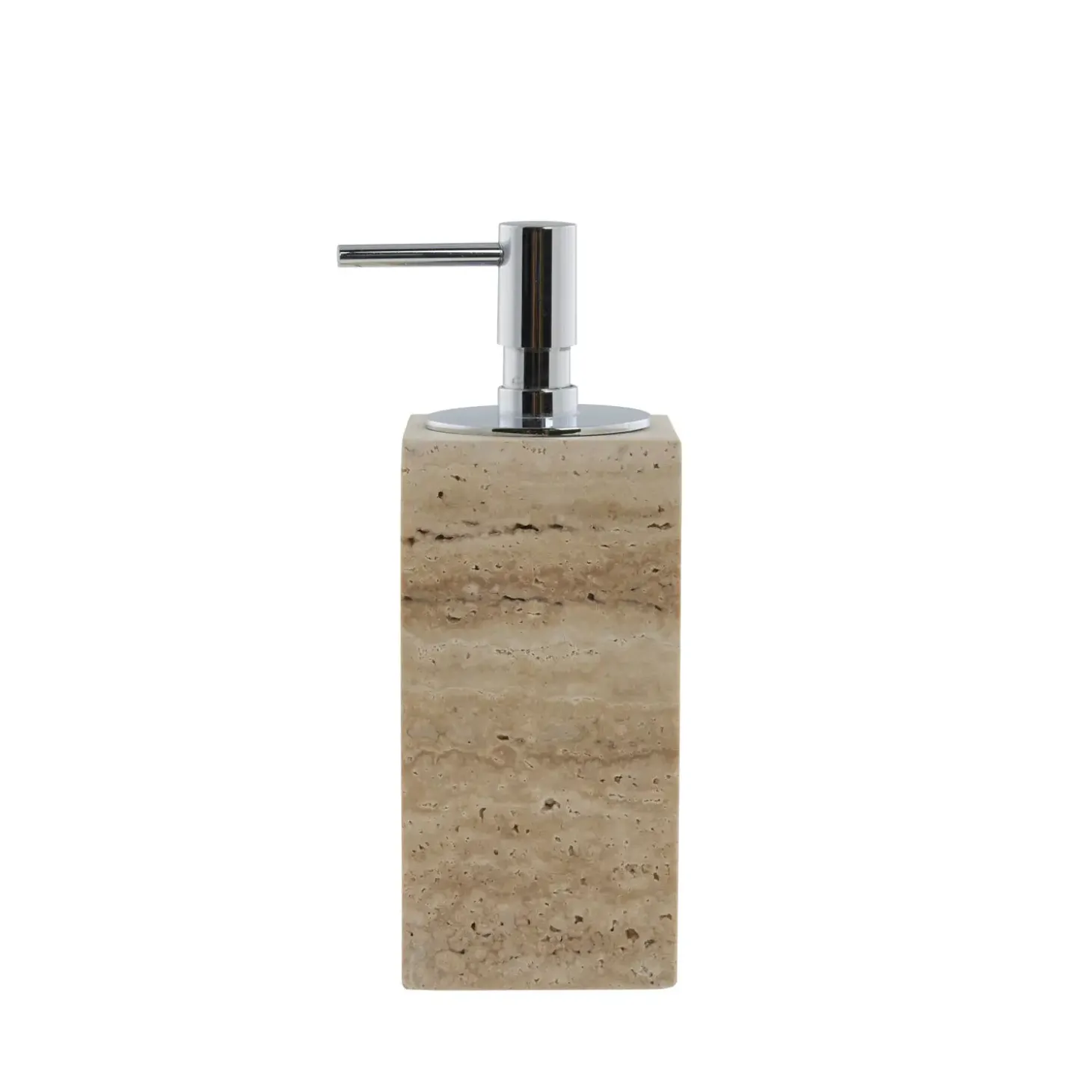 Lene Bjerre - Travina sæbedispenser 19 cm. sand marmor