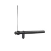 LindDNA bøjlestang - Wall swing 50 cm - Sort med sort læderstrop