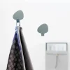 LindDNA - Knager Curve hook (2 stk.) Nupo metallic / Alu metallic (small)