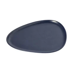 LindDNA - Stoneware Dinner Plate, Navy