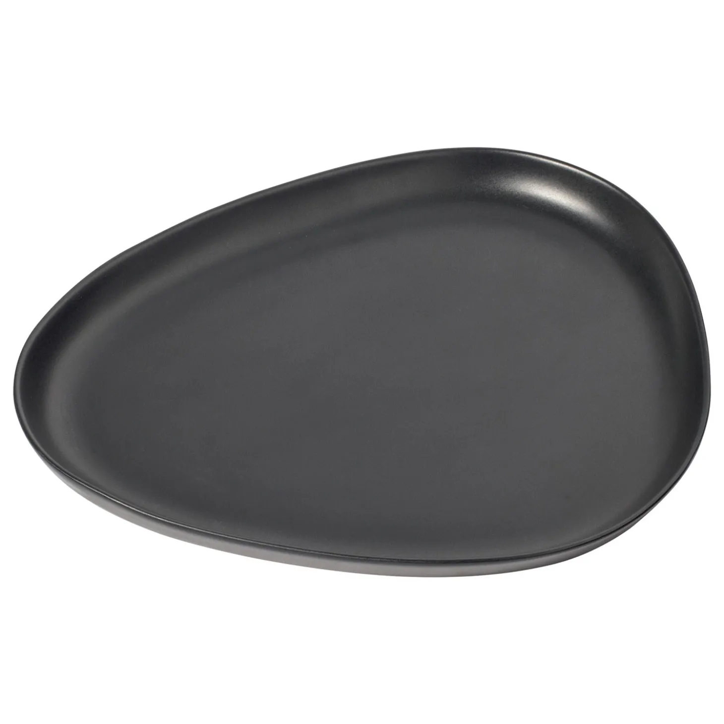 LindDNA - Stoneware Platter Plate, Black