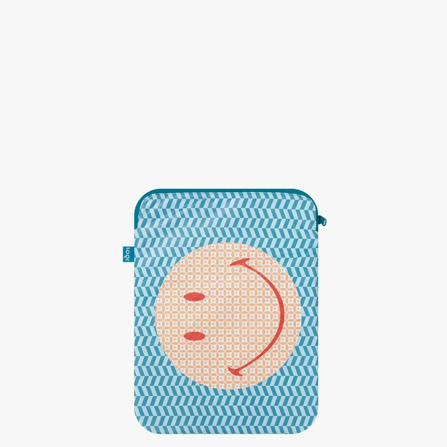 LOQI - Laptop cover - Smiley Geometric