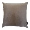 Louise Smærup - fløjl pude Corduroy - Sand farvet (50x50 cm)