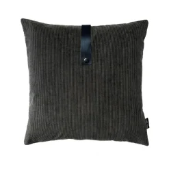 Louise Smærup - Pude, corduroy - Dark Grey (50x50 cm.)