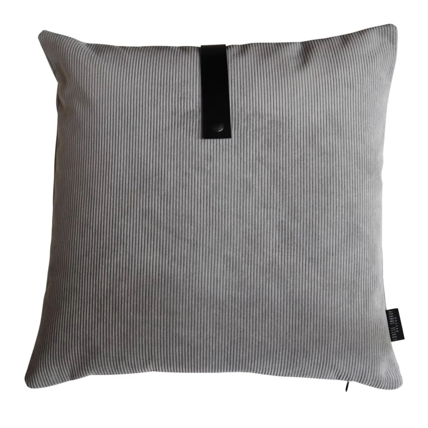 Louise Smærup - Pude Corduroy - Icecold Grey (50x50 cm)