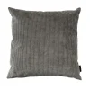 Louise Smærup - Pude, fløjl u. strop - Light Grey (50x50 cm.)