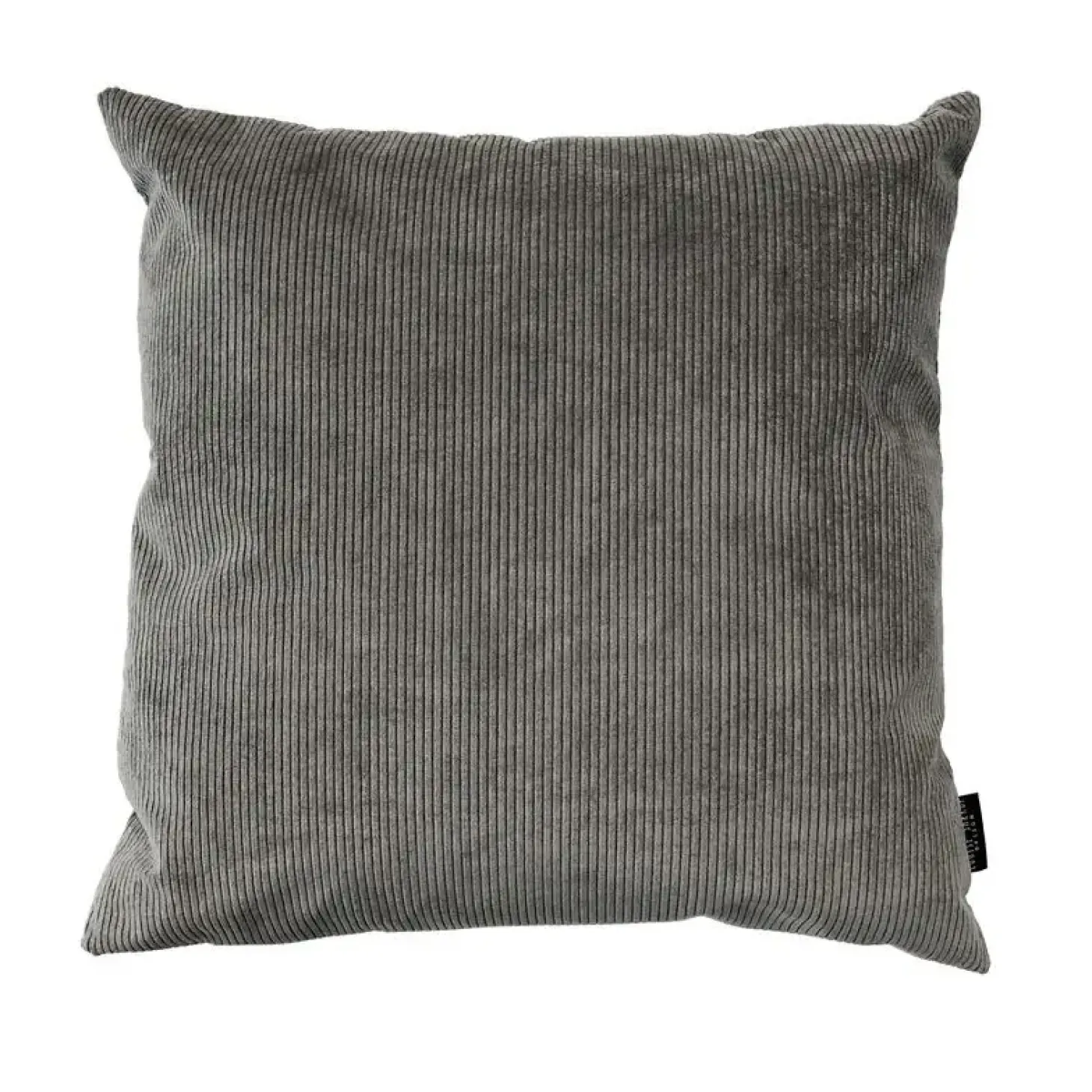 Louise Smærup - Pude, fløjl u. strop - Light Grey (50x50 cm.)