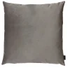 Louise Smærup - Pude, velour u. strop - Brown/grey (50x50 cm.)
