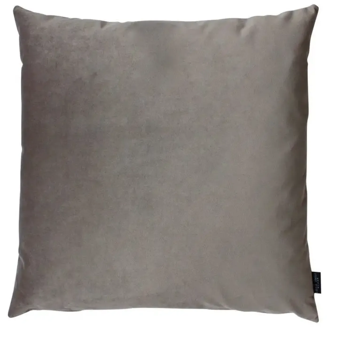 Louise Smærup - Pude, velour u. strop - Brown/grey (50x50 cm.)