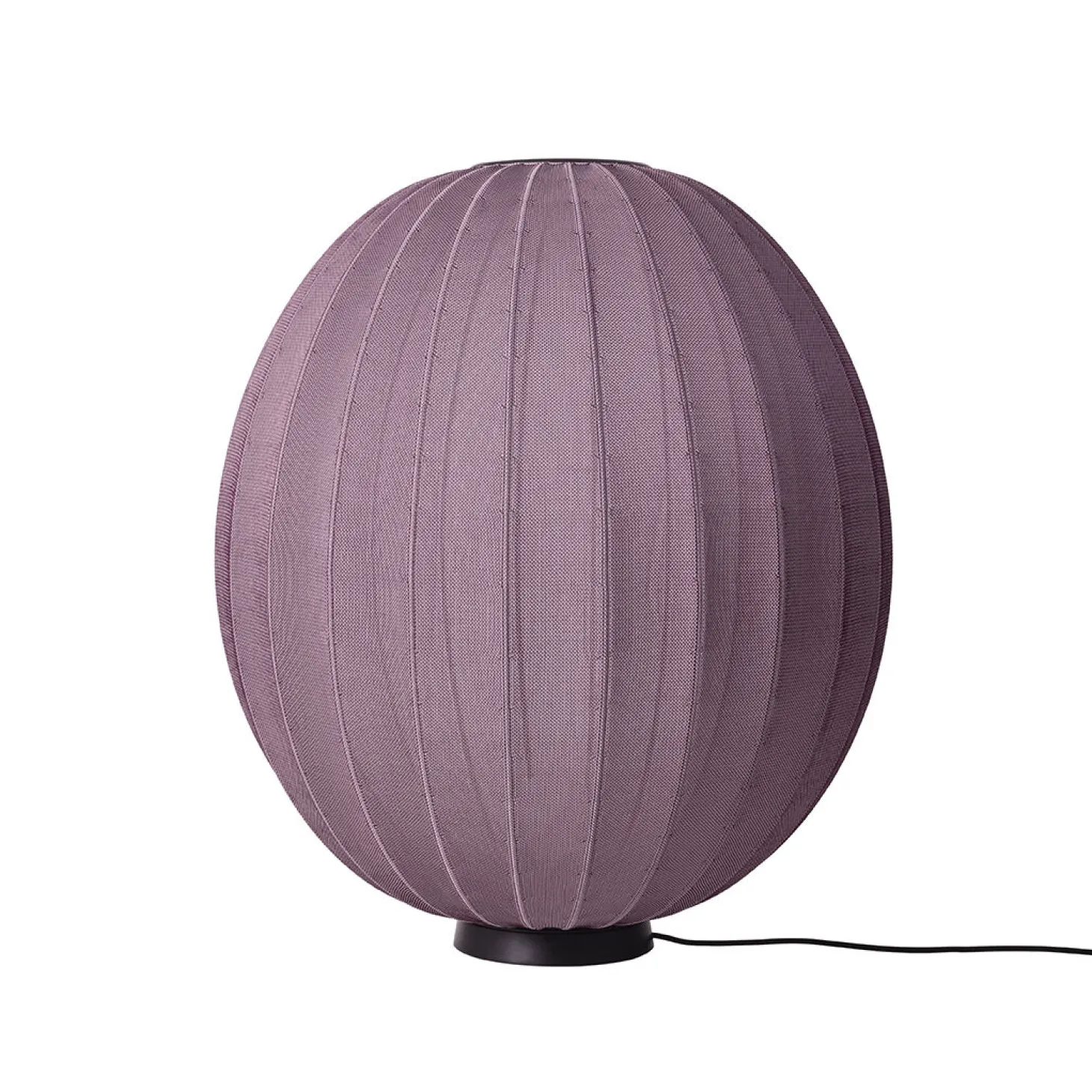 Made By Hand - Gulvlampe - Knit-Wit 65 High Oval Floor Level - Burgundy