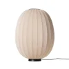 Made By Hand - Gulvlampe - Knit-Wit 65 High Oval Floor Level - Sand Stone