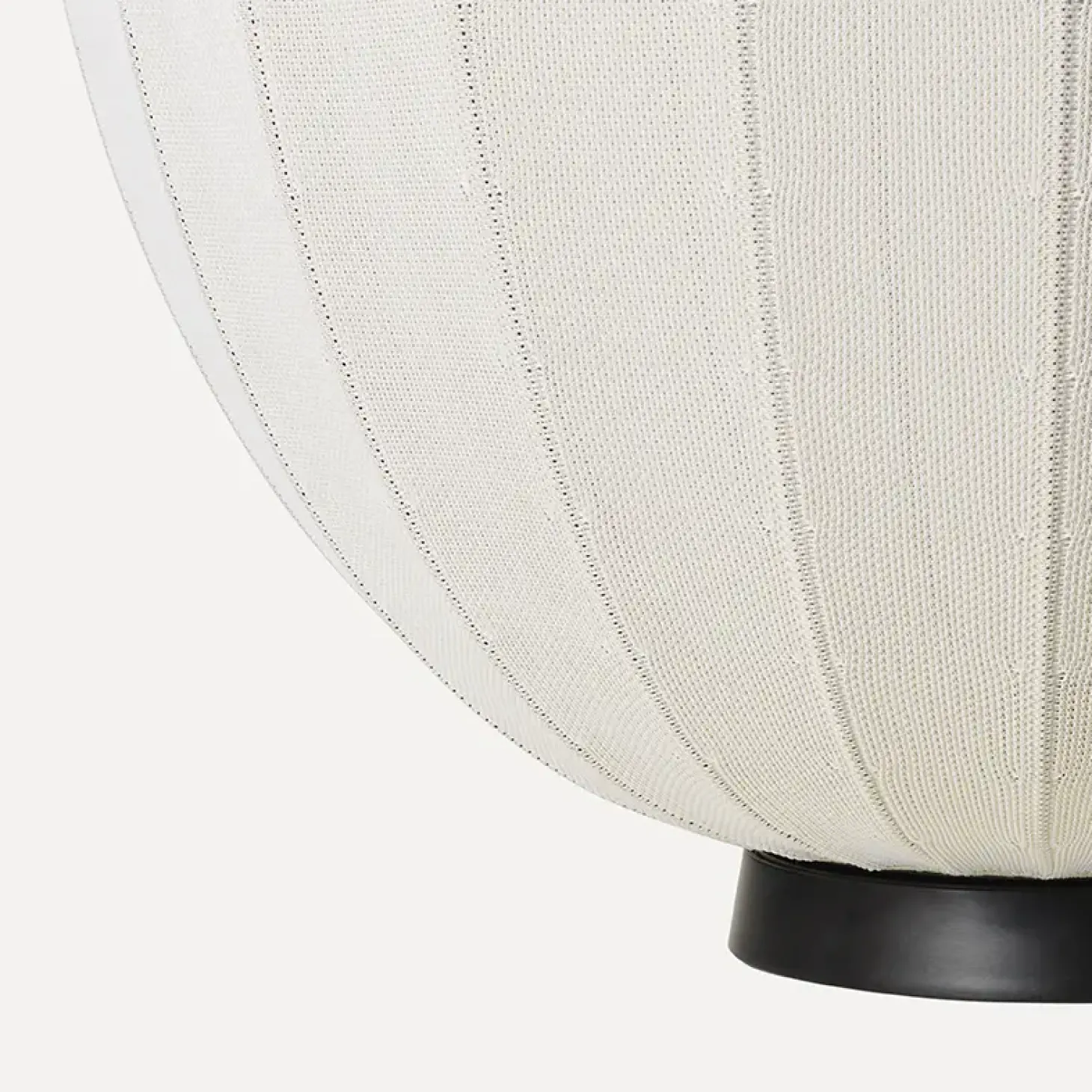 Made By Hand - Gulvlampe - Knit-Wit 65 High Oval Floor Level - Pearl White