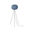 Made By Hand - Gulvlampe - Knit-Wit 45 Round Floor High - Blue Stone