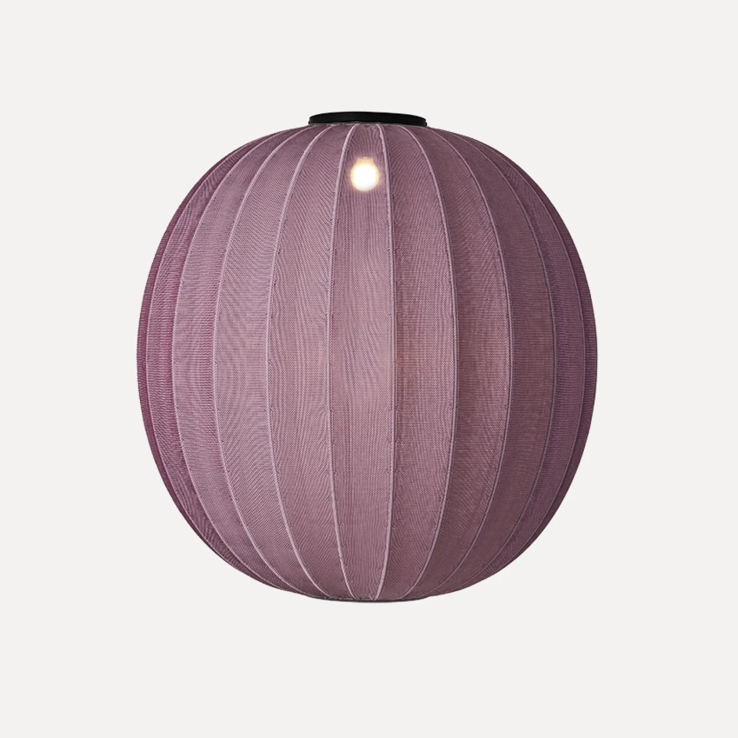 Made By Hand - Loftlampe - Knit-Wit 75 Round Ceiling - Burgundy