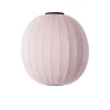 Made By Hand - Loftlampe - Knit-Wit 75 Round Ceiling - Light Pink