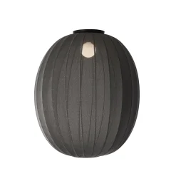 Made By Hand - Loftlampe - Knit-Wit 65 High Oval Ceiling - Black