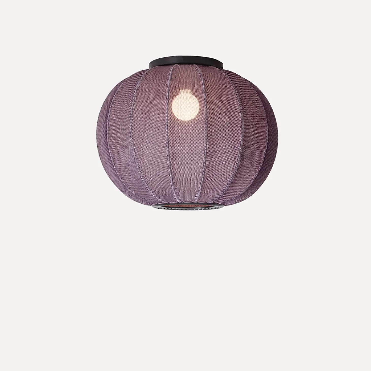 Made By Hand - Loftlampe - Knit-Wit 45 Round Ceiling - Burgundy