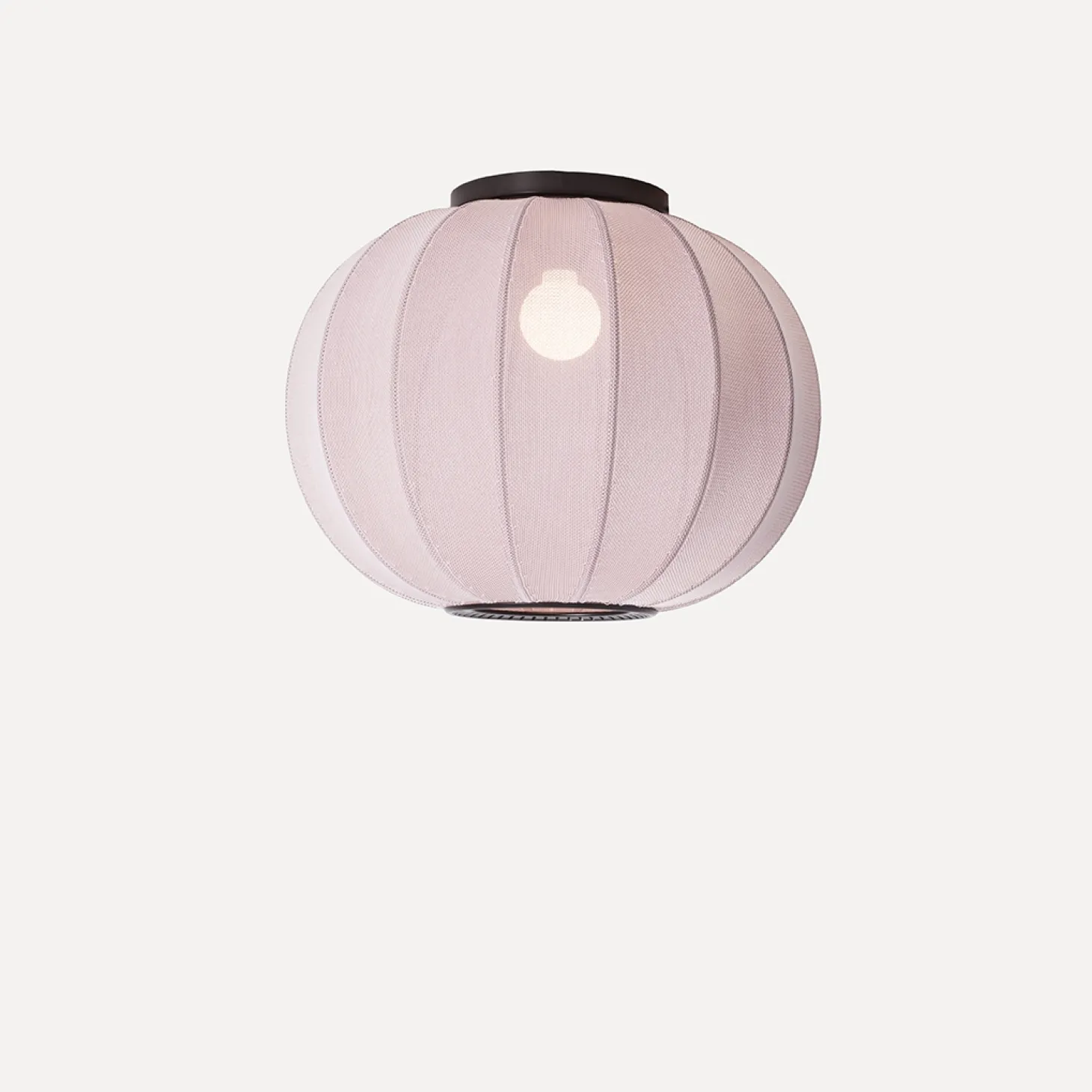 Made By Hand - Loftlampe - Knit-Wit 45 Round Ceiling - Light Pink