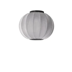 Made By Hand - Loftlampe - Knit-Wit 45 Round Ceiling - Silver