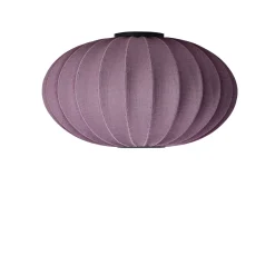 Made By Hand - Loftlampe - Knit-Wit 76 Oval Ceiling/Wall - Burgundy