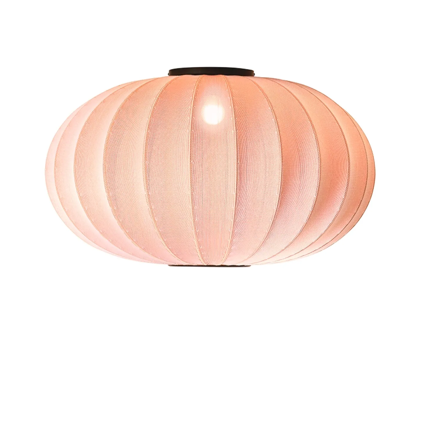 Made By Hand - Loftlampe - Knit-Wit 76 Oval Ceiling/Wall - Coral