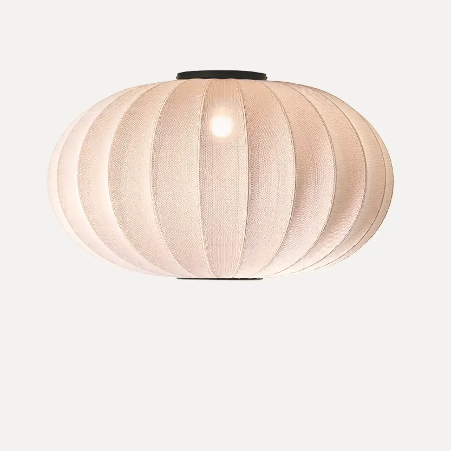 Made By Hand - Loftlampe - Knit-Wit 76 Oval Ceiling/Wall - Sand Stone