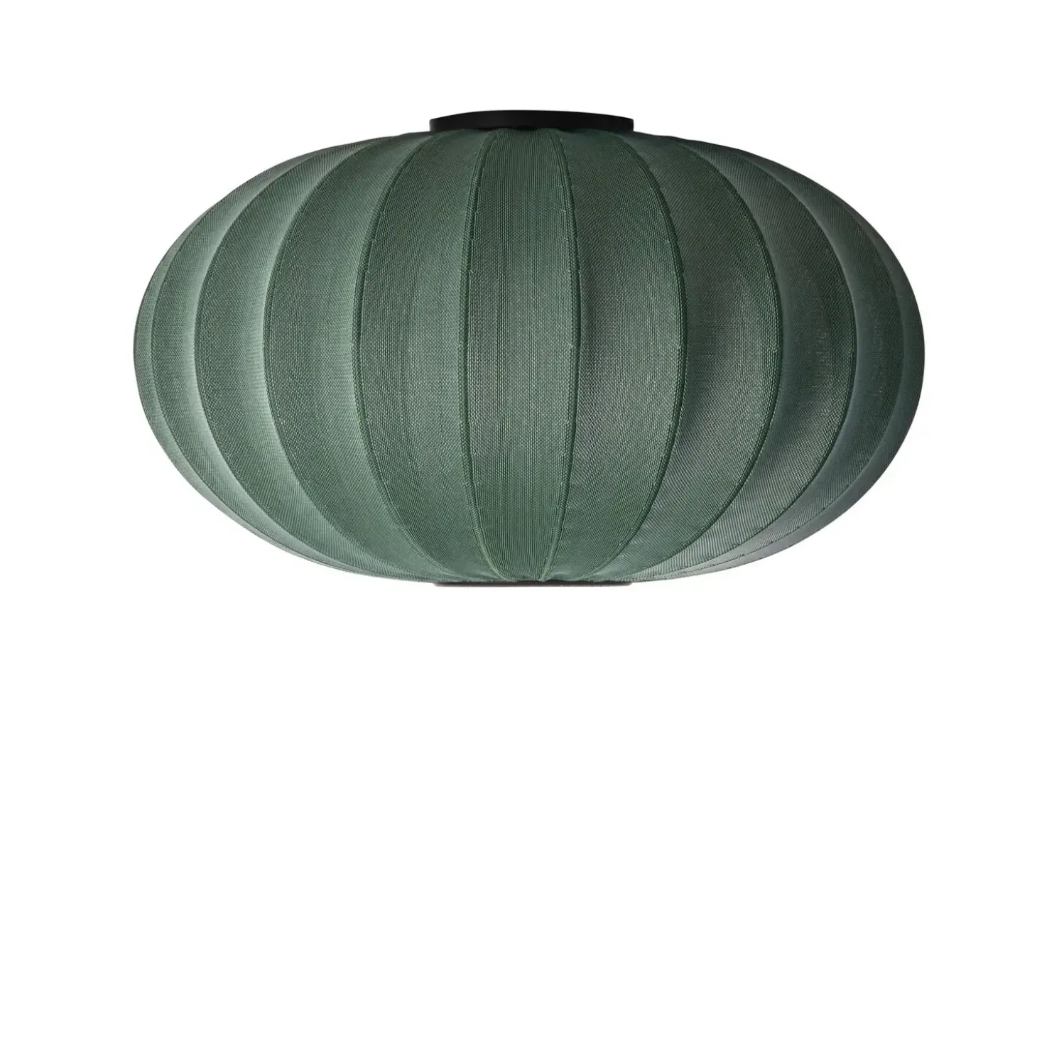 Made By Hand - Loftlampe - Knit-Wit 76 Oval Ceiling/Wall - Tweed Green