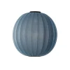 Made By Hand - Loftlampe - Knit-Wit 75 Round Ceiling - Blue Stone