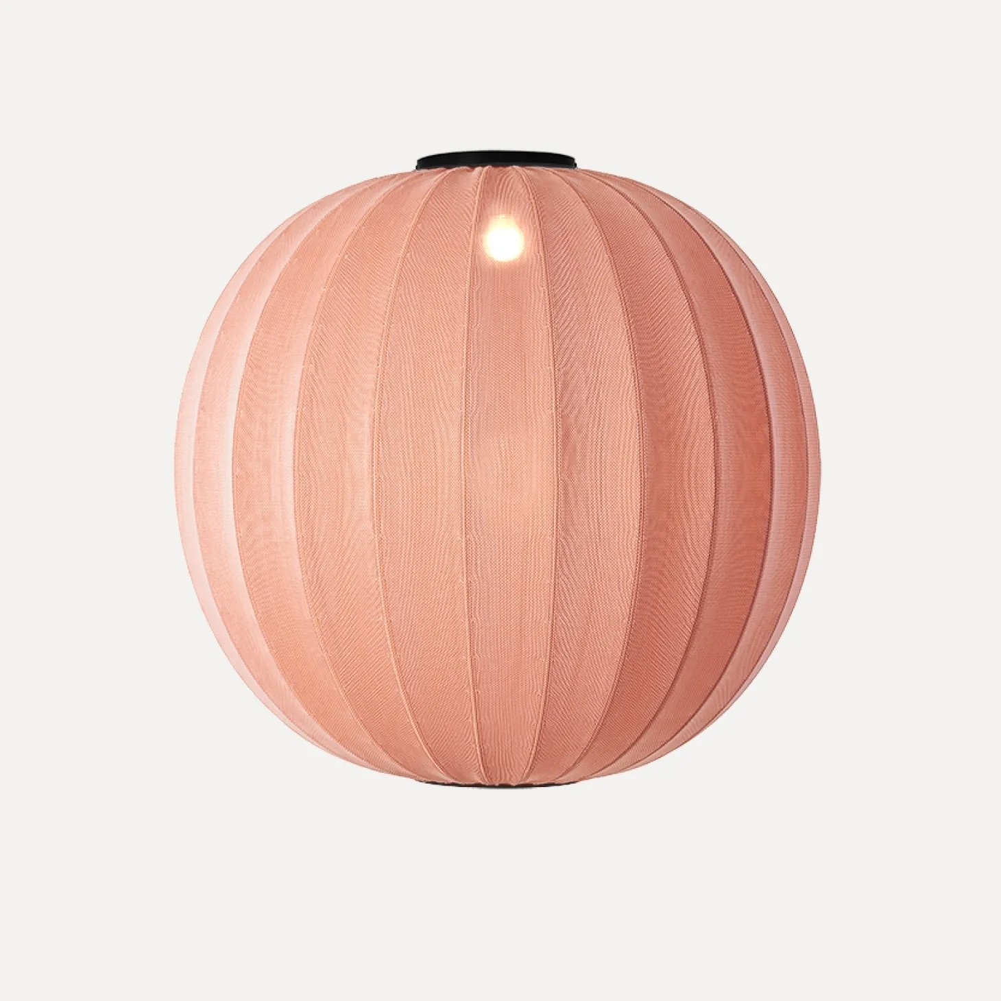 Made By Hand - Loftlampe - Knit-Wit 75 Round Ceiling - Coral