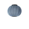 Made By Hand - Loftlampe - Knit-Wit 45 Round Ceiling - Blue Stone