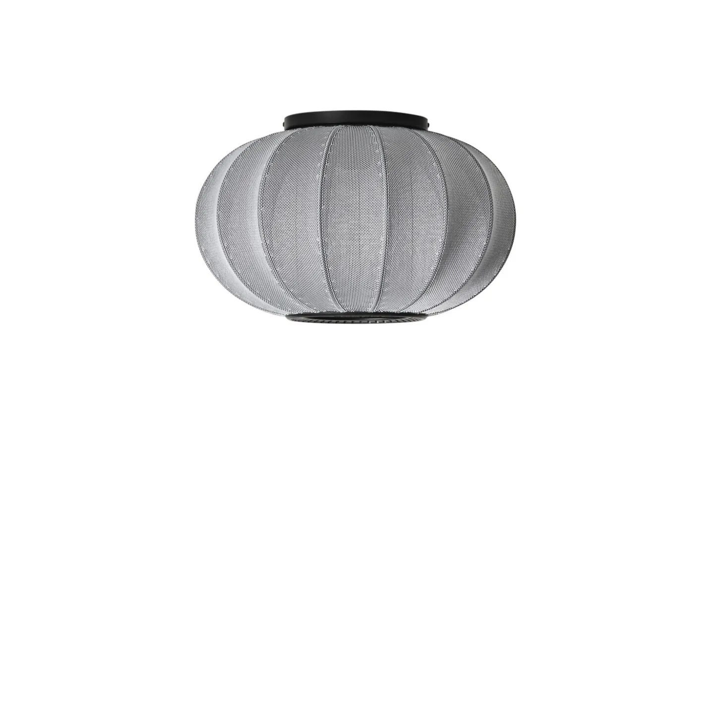 Made By Hand - Loftlampe/Væglampe - Knit-Wit 45 Oval - Silver