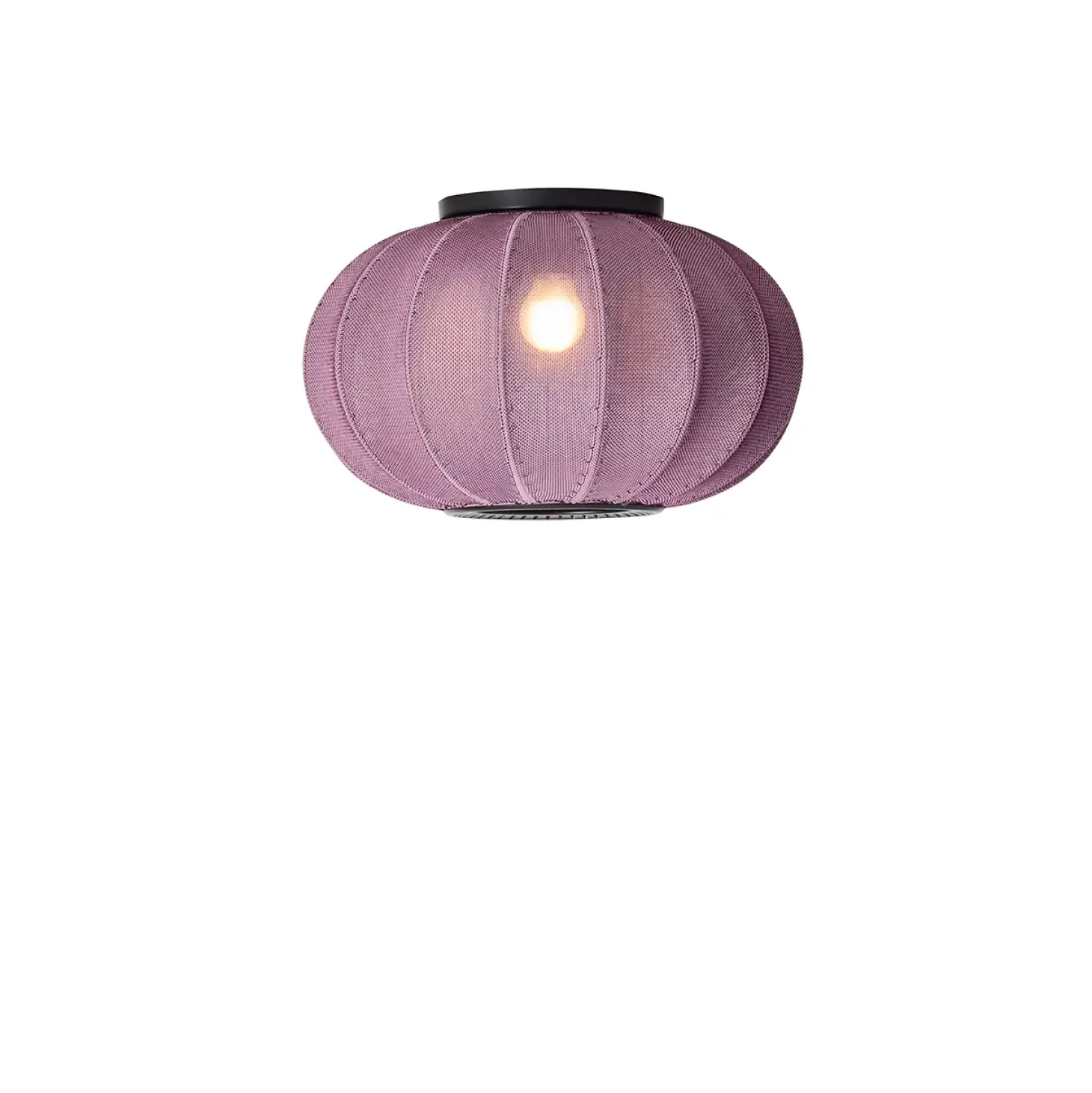 Made By Hand - Loftlampe/Væglampe - Knit-Wit 45 Oval Ceiling/Wall - Burgundy