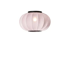 Made By Hand - Loftlampe/Væglampe - Knit-Wit 45 Oval Ceiling/Wall - Light Pink