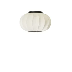 Made By Hand - Loftlampe/Væglampe - Knit-Wit 45 Oval - Pearl White