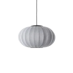 Made By Hand - Pendel - Knit-Wit 57 Oval Pendant LED - Silver