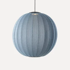 Made By Hand - Pendellampe - Knit-Wit 75 Round Pendant LED - Blue Stone