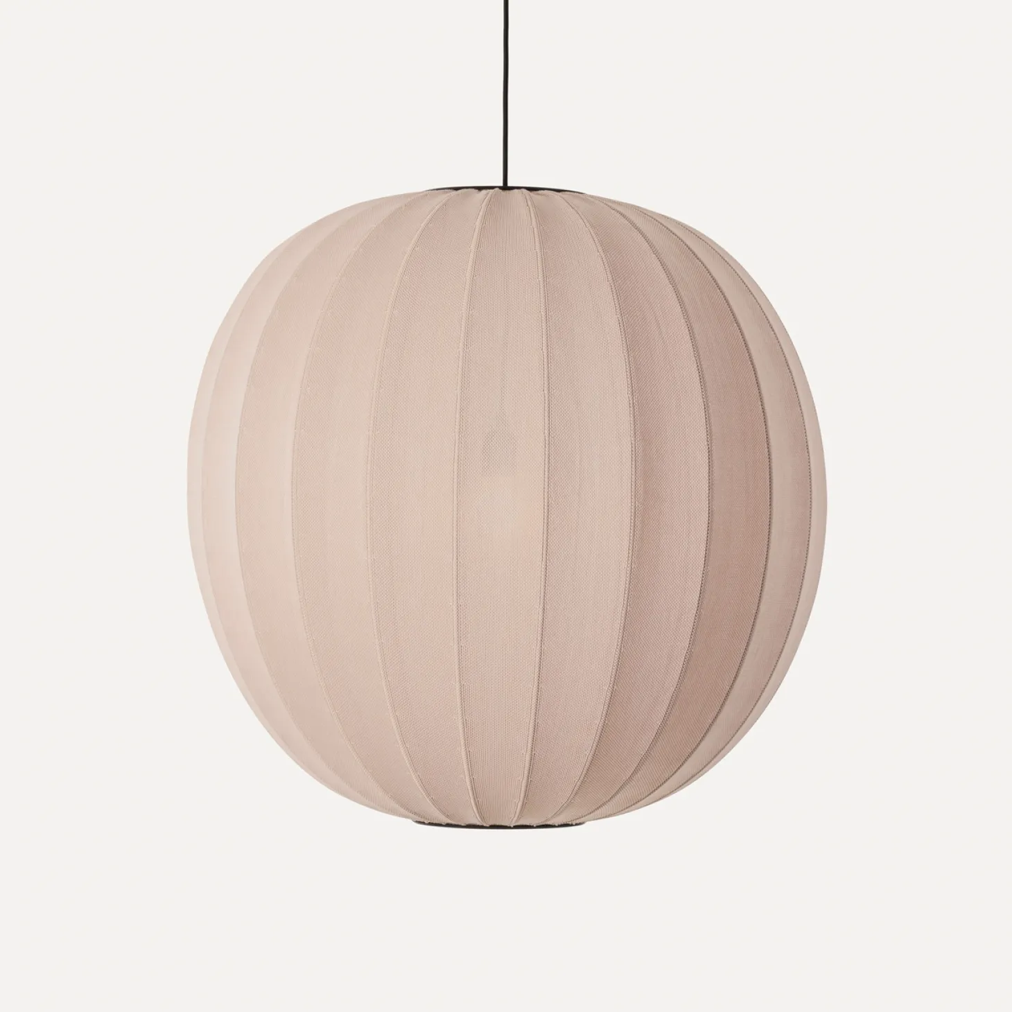 Made By Hand - Pendellampe - Knit-Wit 75 Round Pendant LED - Sand Stone
